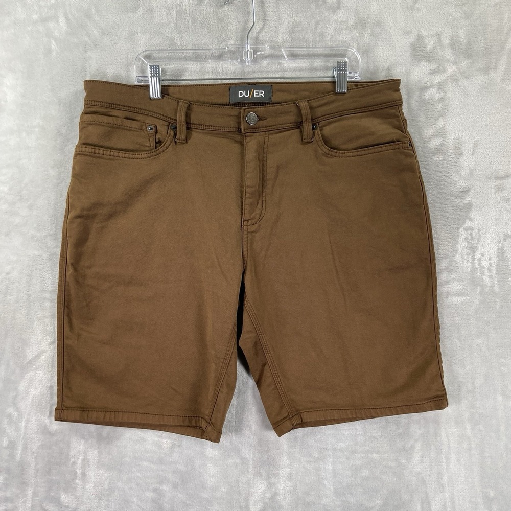 DU/ER Shorts men's 38 N2X Relaxed Fit 10" Inseam Performance Stretch Outdoor